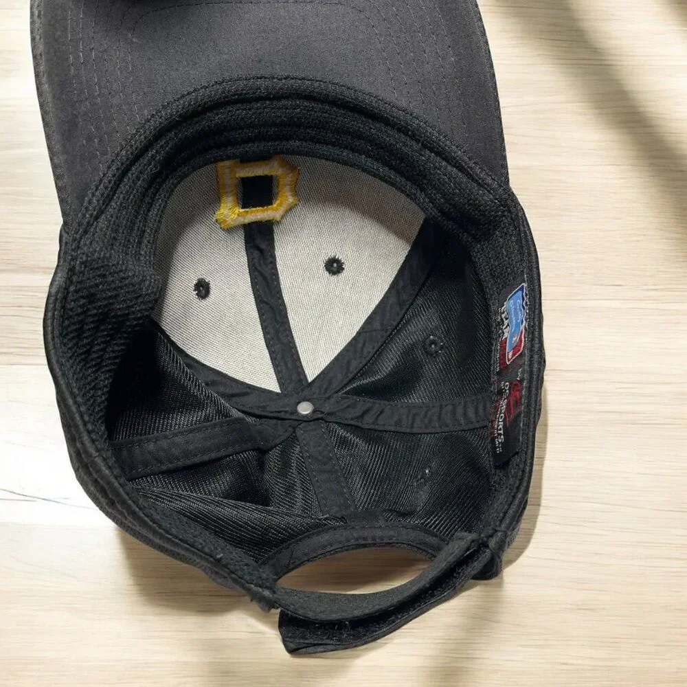 Pittsburgh Pirates Baseball Hat Youth Black Adjustable MLB‎ logo on the side